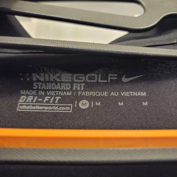 Nike Golf Dri Fit Colts Polo Black Size Medium - Picture 3 of 9